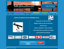 Tablet Screenshot of paranauticos.com